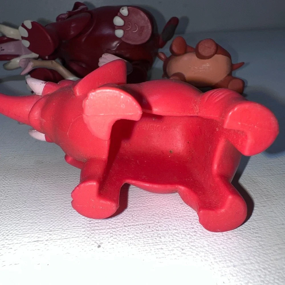 Vtg Disney Tarzan Figure Lot Tantor Elephant Terk Rhino 1999 Action Cake Topper